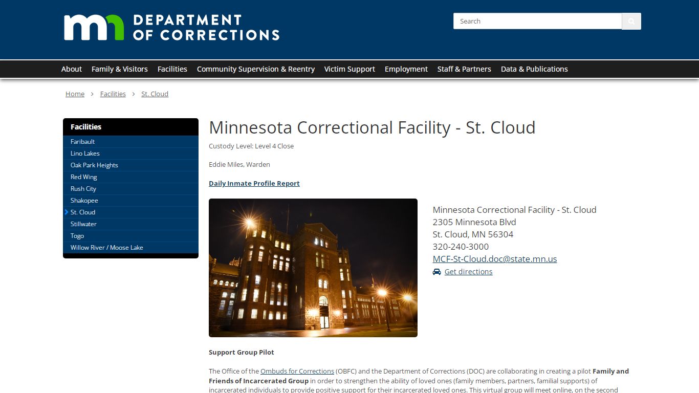 Minnesota Correctional Facility - St Cloud / Department of ...